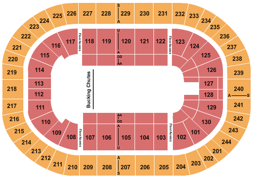 MVP Arena PBR Seating Chart